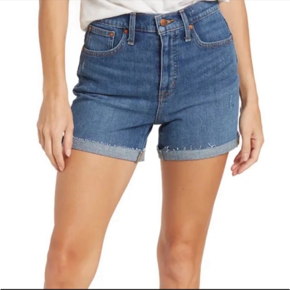 NWT Madewell High-Rise Denim Shorts Size W33